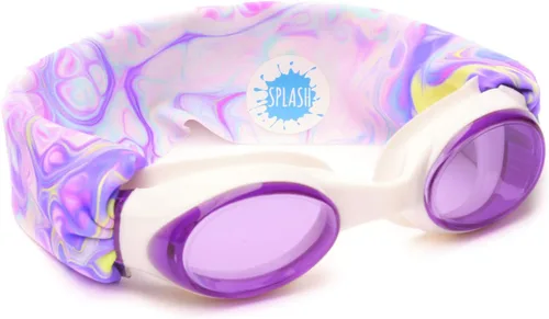 Miniatura 17 de Splash - Gafas de natación con correa de tela, colección Pink & Purples, divertidos, a la moda y cómodos, para adultos y niños