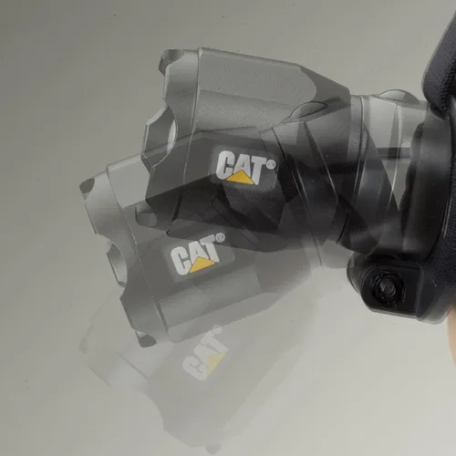 Miniatura 2 de Cat CT4205 - Linterna frontal de enfoque LED CREE recargable de 380 lúmenes con cabezal de ángulo ajustable (negro), pequeño