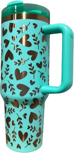 Miniatura 6 de Botella de agua de acero inoxidable de 40 oz taza Longhorn Bottle Bull Tumbler Cow Gift Western Water Bottle Cup (24oz Cream(90)-Longhorn (D35))