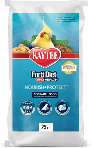 Miniatura 14 de Comida saludable para pájaros Kaytee Forti Diet Pro, para periquitos, Pastel de cumpleaños