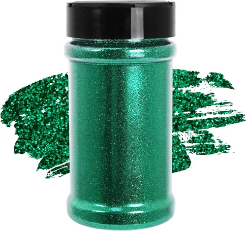 Miniatura 11 de Purpurina blanca ultrafina, 16 oz (1 lb), purpurina fina para manualidades de resina, uñas, vasos, slime, cosméticos y decoración de festivales