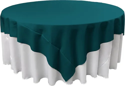 Miniatura 74 de LA Linen. Mantel cuadrado de popelina de poliéster