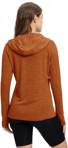 Miniatura 6 de TBMPOY Womens UPF 50+ Sun Protection Hoodie Shirt Long Sleeve Fishing Hiking Outdoor UV Shirt Lightweight