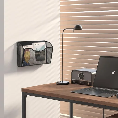 Miniatura 7 de EasyPAG Mesh Collection organizador de archivos y cartas para montar en pared, Negro