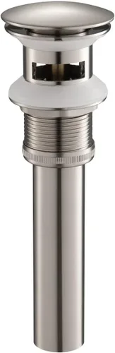 Miniatura 10 de KIBI Desagüe desplegable para fregadero de baño con desbordamiento (cubierta completa) Tapón de drenaje de tocador Drenaje duradero a prueba