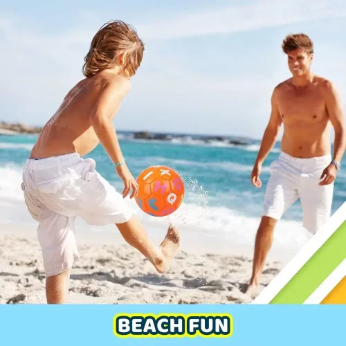 Miniatura 7 de Mini pelotas de fútbol para niños pequeños de 6 a 12 meses, 6 pulgadas, pelotas deportivas para interiores y exteriores, letras educativas, regalo