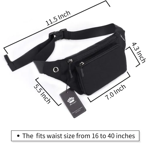 Miniatura 3 de HUA ANGEL Riñonera cruzada para mujeres y hombres, riñoneras de moda, bolsas cruzadas, cinturón, bolsa de teléfono para viajes deportivos