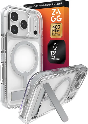 Miniatura 84 de ZAGG Santa Cruz Snap - Funda con función atril para iPhone 16 Pro Max, compatible con MagSafe, protección contra caídas de grado militar de 13 pies
