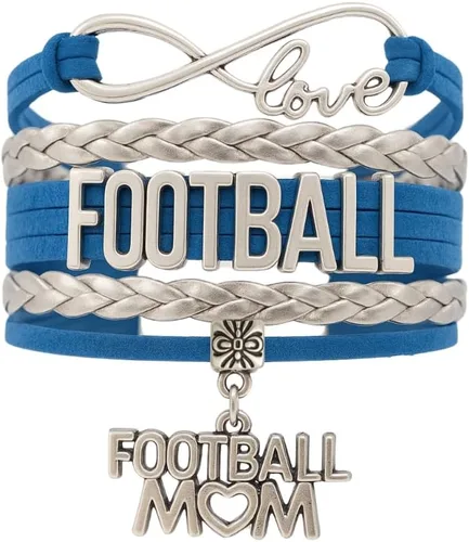 Miniatura 11 de Sportybella Pulsera de fútbol para mamá, pulsera de fútbol para mamá, pulsera de fútbol para madres de fútbol americano