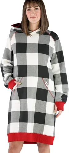 Miniatura 137 de Lazy One Sudadera con capucha de gran tamaño, ropa de dormir cómoda, vestido de suéter para mujer