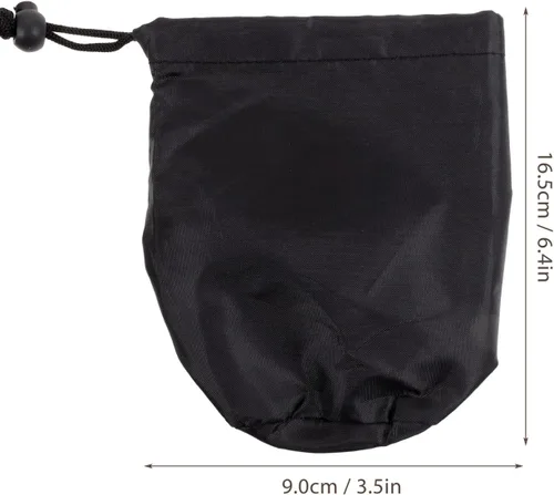 Miniatura 4 de 12 fundas opacas para tarros Mason de boca ancha, cubiertas de tarro hidropónico, fundas reutilizables ajustables con cordón para conservas, 6.49 x