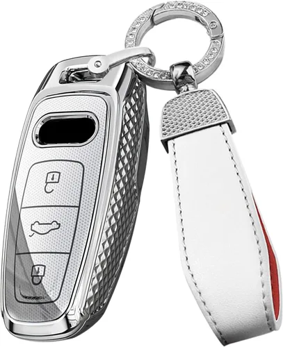 Miniatura 8 de SANRILY Funda para llave Audi 2022, Negro (a)