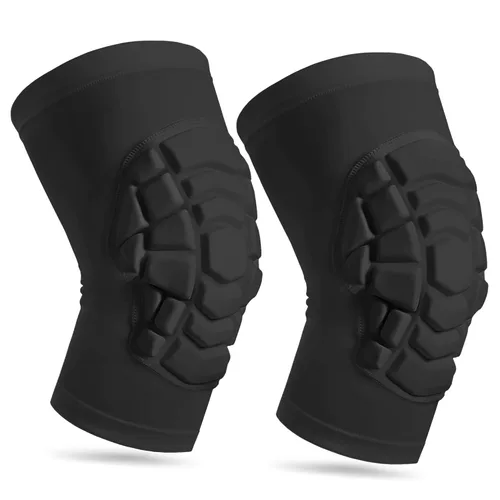 Miniatura 8 de Rodilleras de lucha libre para niños, jóvenes adultos, manga de compresión para baloncesto, voleibol, fútbol, 1 par de rodilleras cortas ((#2)