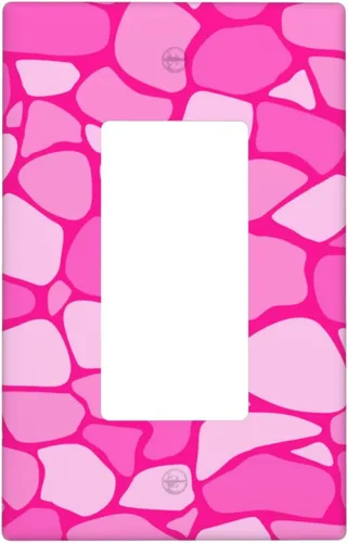 Miniatura 9 de Cubierta de placa de interruptor de luz de palanca doble rosa decoración placa de pared decorativa cubierta de salida para el hogar dormitorio