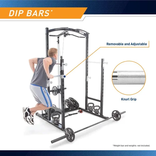 Miniatura 6 de Marcy Strength Training Home Gym Cage with Pulley System for Weightlifting, Bodybuilding, Full Body Workout Equipment for Home Exercise
