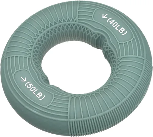 uxcell Fortalecedores de agarre de mano, 3.07 pulgadas, 40-50 libras, anillos de silicona, dedos y antebrazos, ejercicios de agarre para atletas de