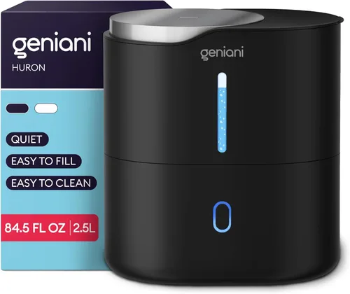 Miniatura 12 de GENIANI Humidificador portátil pequeño de niebla fría, alimentado por USB (no recargable), humidificador de escritorio compacto para plantas