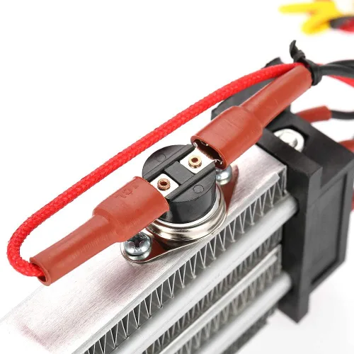 Miniatura 7 de Calentador de espacio de cerámica con termostato, calentador de calefacción interior eléctrico de 300 W para oficina en casa