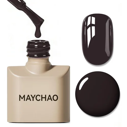 Miniatura 94 de MAYCHAO Esmalte de uñas de gel rosa intenso de 0.5 onzas líquidas, 1 unidad de esmalte de gel rosa brillante, esmalte de uñas que se absorbe con luz
