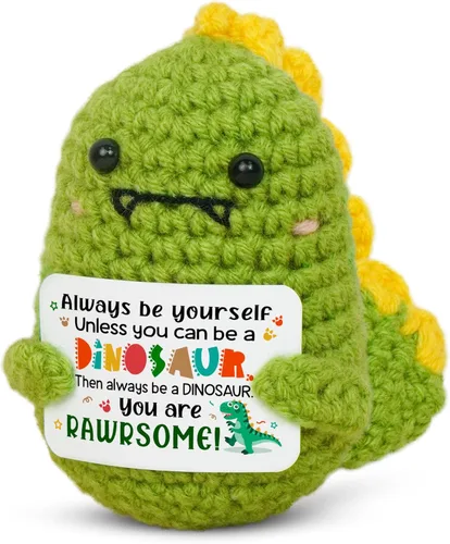 Miniatura 9 de OASSIE Regalos de tortugas para mujeres, mini animales de ganchillo de tortuga positiva hechos a mano, regalos de cumpleaños, relajación, Tortuga