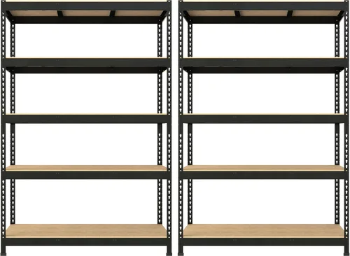 Miniatura 15 de Prilinex Estantes de almacenamiento resistentes de 48 pulgadas de ancho x 18 pulgadas de profundidad x 72 pulgadas de alto, estantería de metal