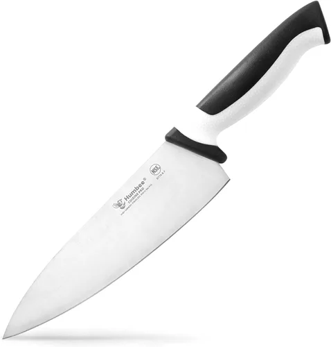 Miniatura 34 de Cuchillo de chef de 12 pulgadas, hoja de acero inoxidable de alto carbono certificada NSF – Mango ergonómico codificado por colores, cuchillo