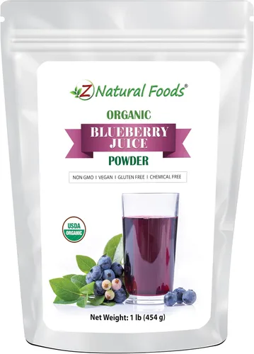Miniatura 10 de Z Natural Foods Polvo de Jugo Orgánico de Grosella Negra, Suplemento de Bayas Superalimento, Mezcla en Licuados, Batidos, Té, Recetas de Cocina