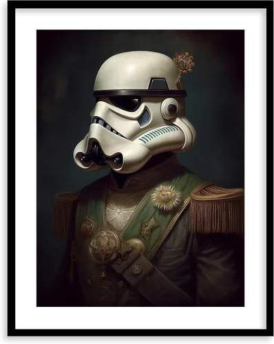 Miniatura 15 de Láminas de Arte de Retratos Victorianos de Star Wars - Impresión de Arte Fino Giclée Premium - Decoración de Pared Steampunk Estética, Póster Darth