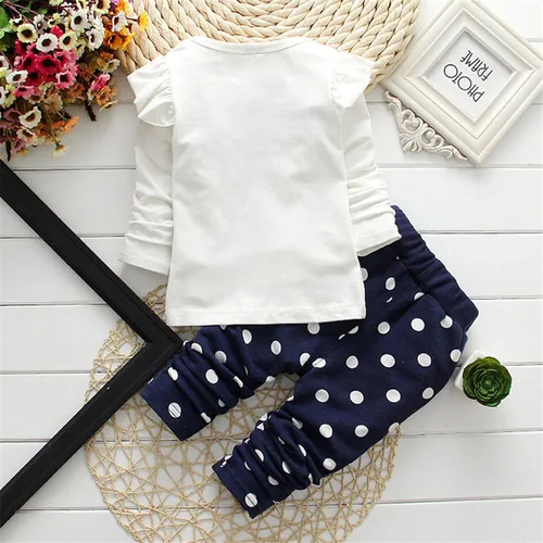Miniatura 5 de Avidqueen Cute Toddler Baby Girls Clothes Set Long Sleeve T-Shirt and Pants Kids 2pcs Outfits