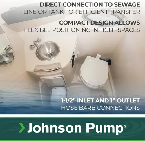 Miniatura 3 de Johnson Pump Bomba Maceradora 12V