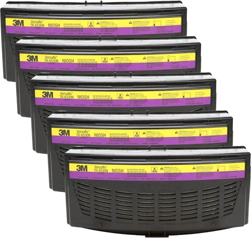 3M Versaflo Cartucho orgánico de vapor/gas ácido/HEPA TR-6530N, para TR-600/800 PAPR