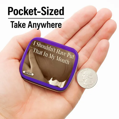 Miniatura 2 de I Shouln't Have Put That In My Mouth Mints – Divertida lata de menta para aliento fresco – Regalo divertido de broma, relleno de calcetines