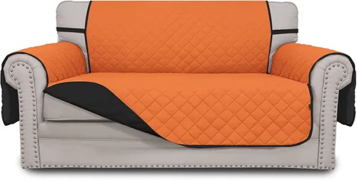 Miniatura 201 de Easy-Going - Funda para sofá, futón y sillón sin reposabrazos, reversible, resistente al agua, para mascotas y niños (azul oscuro/azul claro)