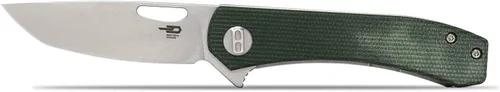 Bestech Knives BANDIT - Navaja de bolsillo plegable EDC - Linerlock, escalas G10 o Micarta, hoja de acero N690, exclusivo de Kaviso (OD Green OD