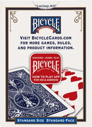 Miniatura 5 de Bicycle Naipes Standard Rider Back, tamaño de póquer, paquete de 12, mazos clásicos de cartas para póquer, blackjack, juegos de casino y noche