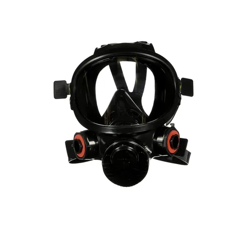 3M Respirador reutilizable completo 7800S-M, paquete de 1, mediano, silicona, arnés de seis correas, ANSI Z87.1-2003