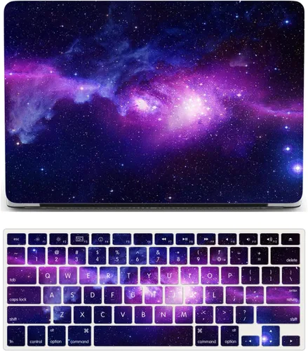 Miniatura 30 de Funda compatible con MacBook Air de 11 pulgadas, cubierta protectora de plástico y cubierta de teclado, grano de madera