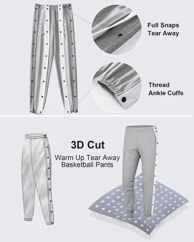 Miniatura 5 de Chrisuno Pantalones deportivos de baloncesto para hombre