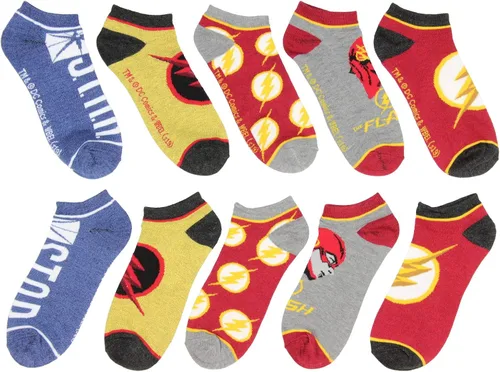 Miniatura 2 de DC Comics The Flash Socks - Calcetines para adultos con temática de superhéroe, 5