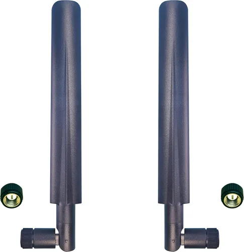 2 unids 0.14 oz LTE 0.18 oz mimo 600-5000Mhz SMA Antenas masculinas, compatibles con router cámara de seguridad tarjeta de red cámara IP video caza
