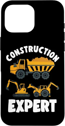 Miniatura 19 de iPhone 13 Pro Max Truck Construction Expert Excavator Digger para niño pequeño caso