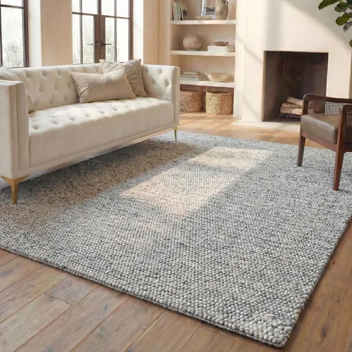 Miniatura 38 de SAFAVIEH Natura Collection - Alfombra decorativa, 2 x 3 pies, color beige, mezcla de lana hecha a mano, diseño texturizado, ideal para pasillo