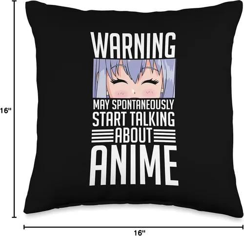 Miniatura 4 de Gift Idea For Anime Fans Almohada de anime para cosplay, 16 x 16, multicolor
