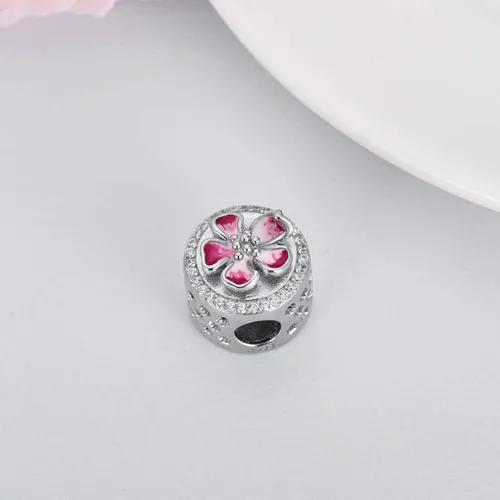Miniatura 28 de LONAGO Abalorio personalizado con foto de plata de ley 925 con diseño de hueso de perro para pulsera