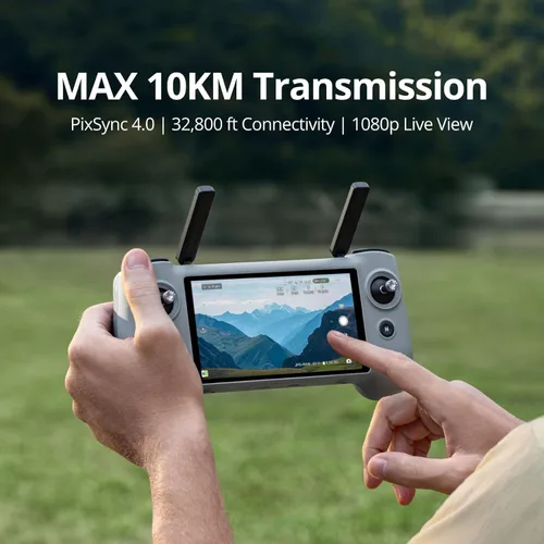 Miniatura 3 de Potensic ATOM 2 Combo Fly More con RC PTD 1, drones con cámara para adultos con video 4K, foto 8K, transmisión de 10KM, 96 minutos de vuelo, cardán