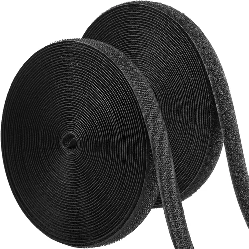 Miniatura 23 de ECOHomes Cinta de gancho y bucle para coser de 3/4 pulgadas de ancho x 33 pies para rollo de tela, tiras cosibles para coser para ropa, ropa, tela
