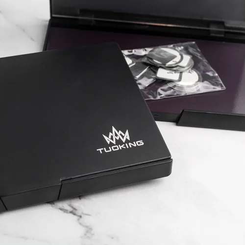 Miniatura 7 de Paleta magnética de maquillaje con espejo y 20 calcomanías de metal, paleta de almacenamiento vacía para sombra de ojos, resaltador de polvo