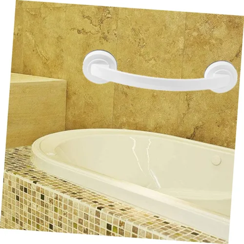 Miniatura 2 de jojofuny Barra de seguridad montada en la pared para adultos mayores reposabrazos fuerte para baño, ducha e inodoro diseño para áreas húmedas