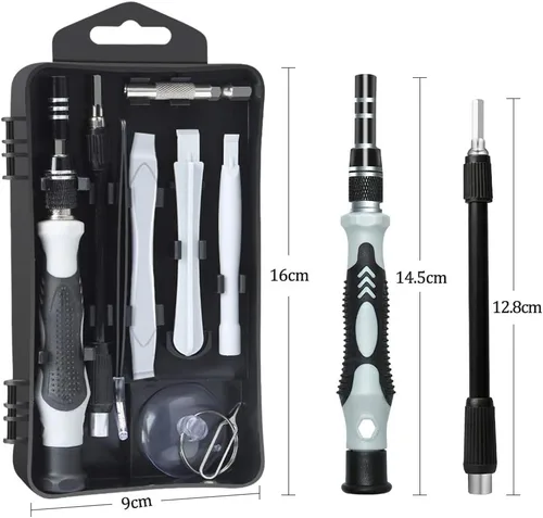 Miniatura 8 de Juego de destornilladores de precisión Lifegoo, 117 en 1, kit de herramientas de reparación magnética para iPhone Series, Mac, iPad, tablet, laptop