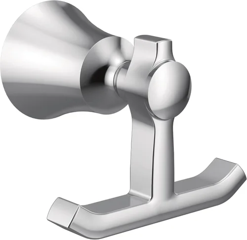 Moen YB0303CH Gancho doble para bata, cromado